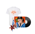 the story so far – Vinyl + T-Shirt + Charm